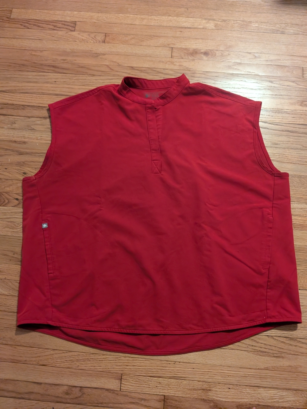 Figs Winning Red Rafaela Scrub Top XXL